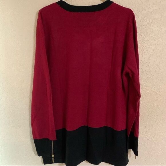 New York & Company Color Block Sweater - NWT - Size XL - Picture 11 of 15